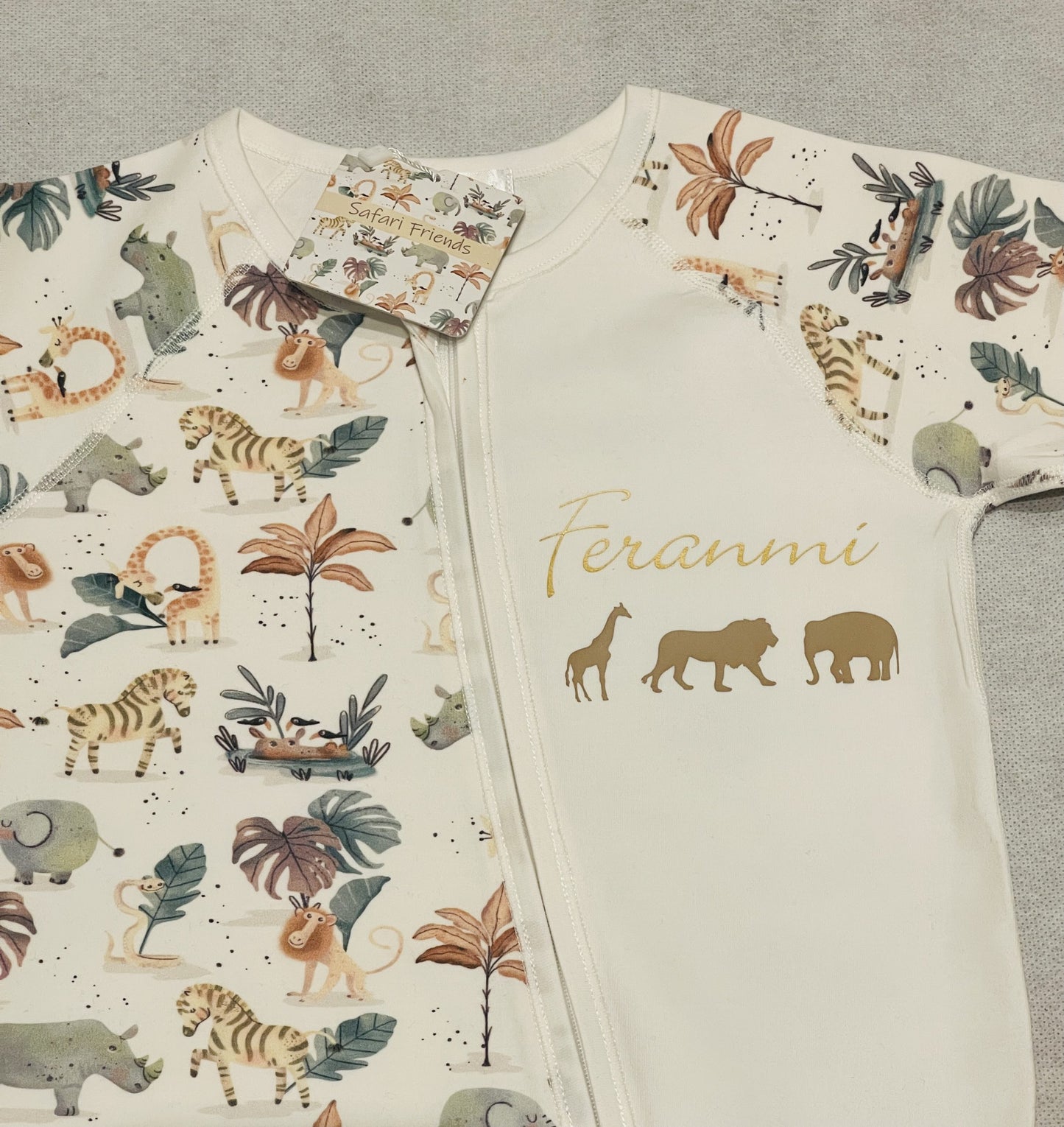 Safari Baby Romper