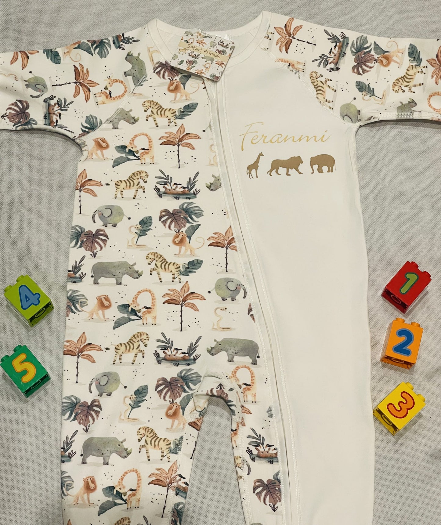 Safari Baby Romper